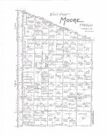 Moore Township - West, Charles Mix County 1906 Uncolored and Incomplete